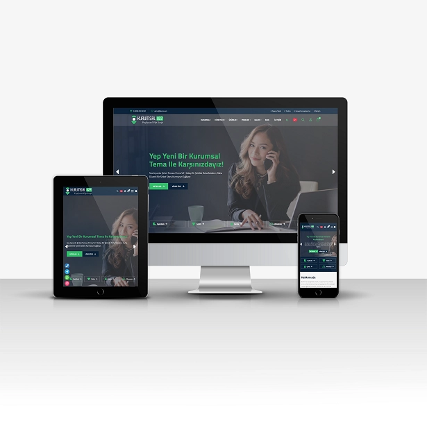 Kurumsal Firma V22 (GELİŞMİŞ E-TİCARET MODÜLLÜ - Tüm Sektörlere Uygundur)